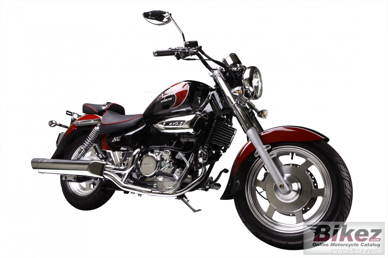 Big Hyosung aquila gv 250 efi picture and wallpaper from Bikez.com